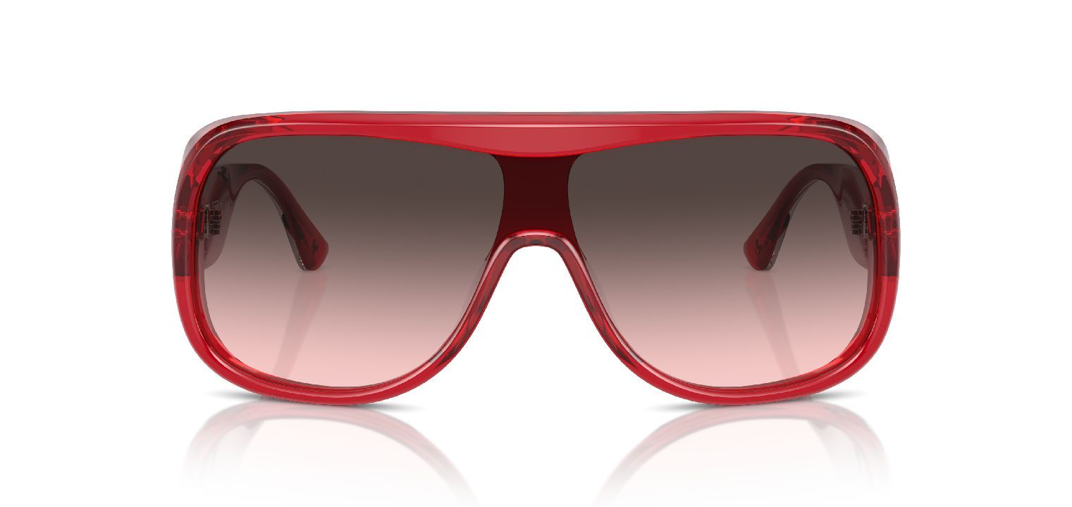 Lunettes de soleil Ferrari Cavallino Rectangle 0FH2006U Rouge pour Femme