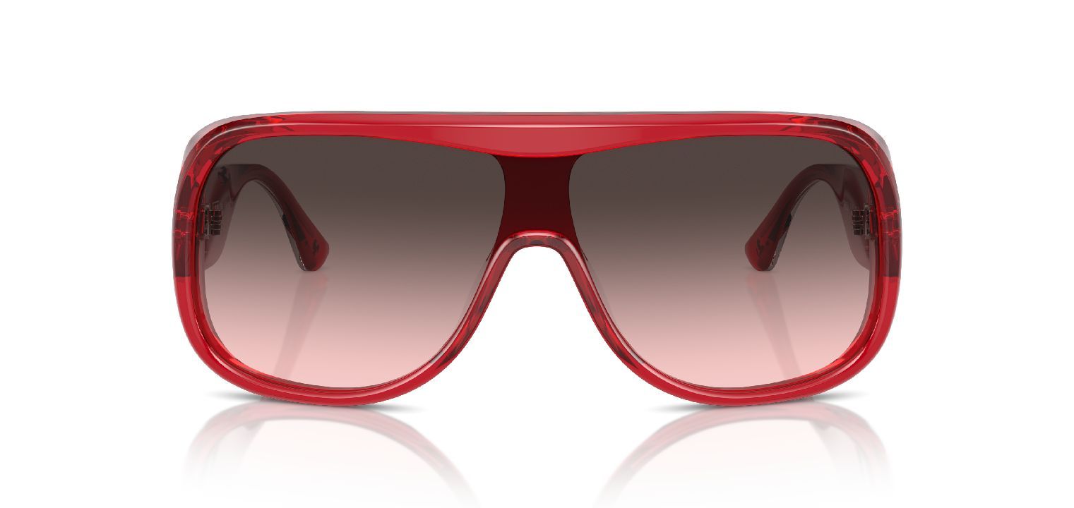 Lunettes de soleil Ferrari Cavallino Rectangle 0FH2006U Rouge pour Femme