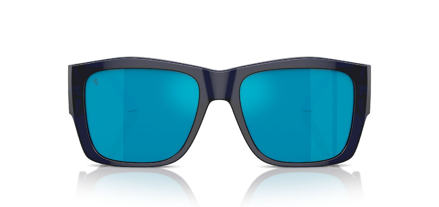 Ferrari Cavallino Quadratisch Sonnenbrillen 0FH2003U Blau für Damen/Herren