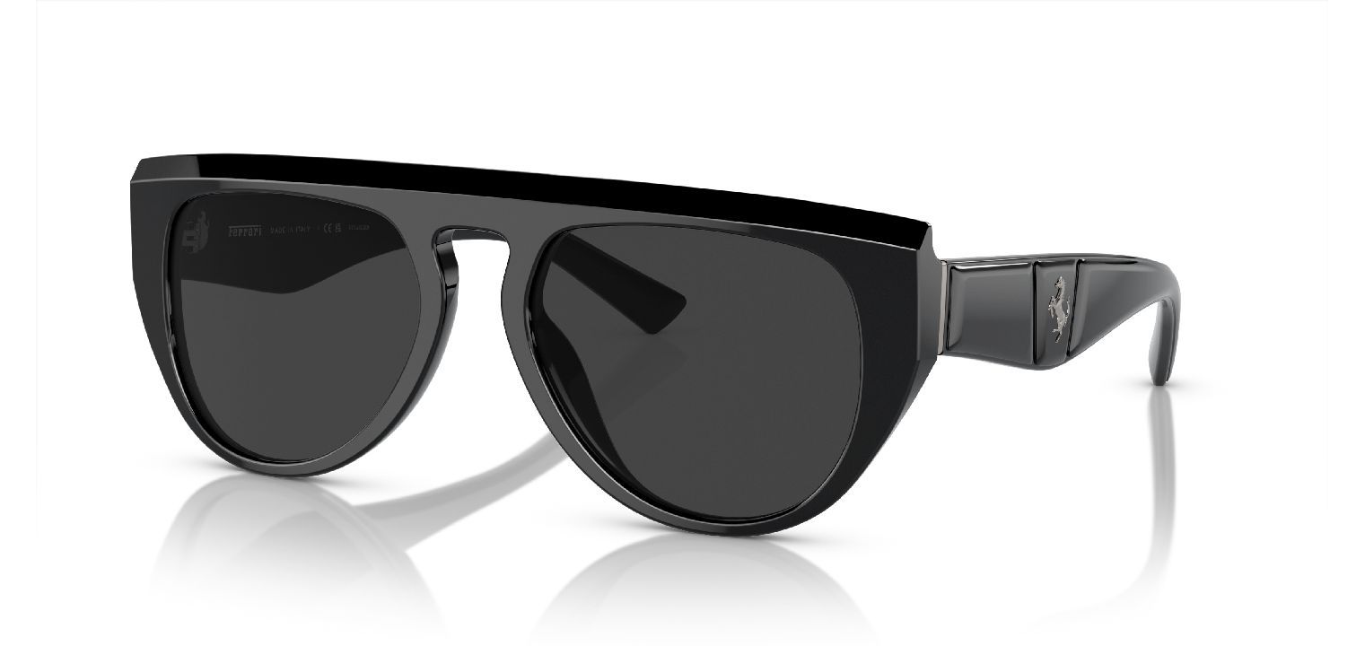 Ferrari Cavallino Aviator Sonnenbrillen 0FH2005U Schwarz für Damen/Herren
