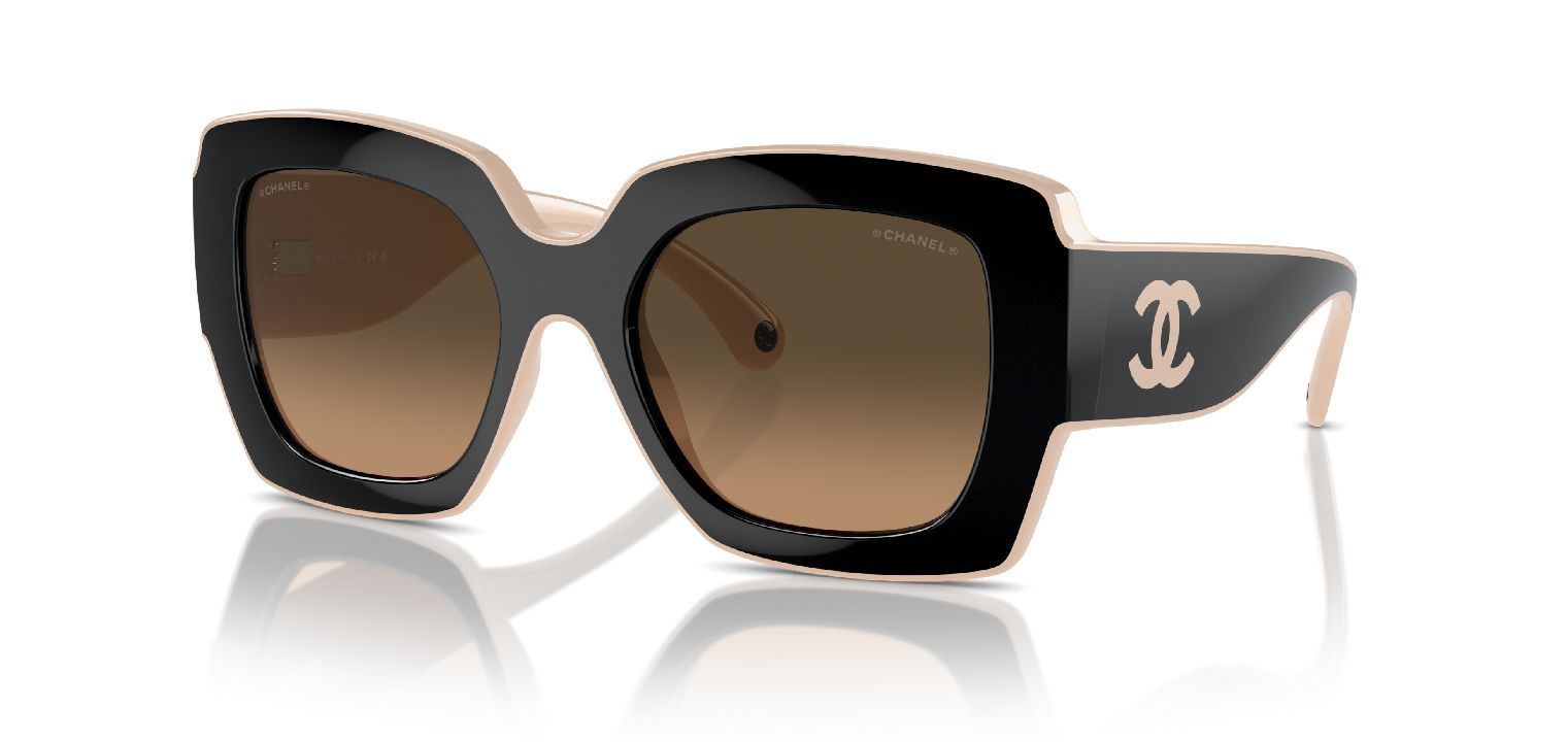 Lunettes de soleil Chanel Fantaisie 0CH6059 Noir pour Femme Visilab