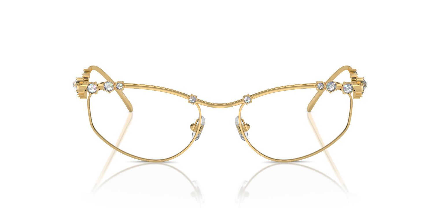 Swarovski Fantasie Brillen 0SK1015 Gold für Damen