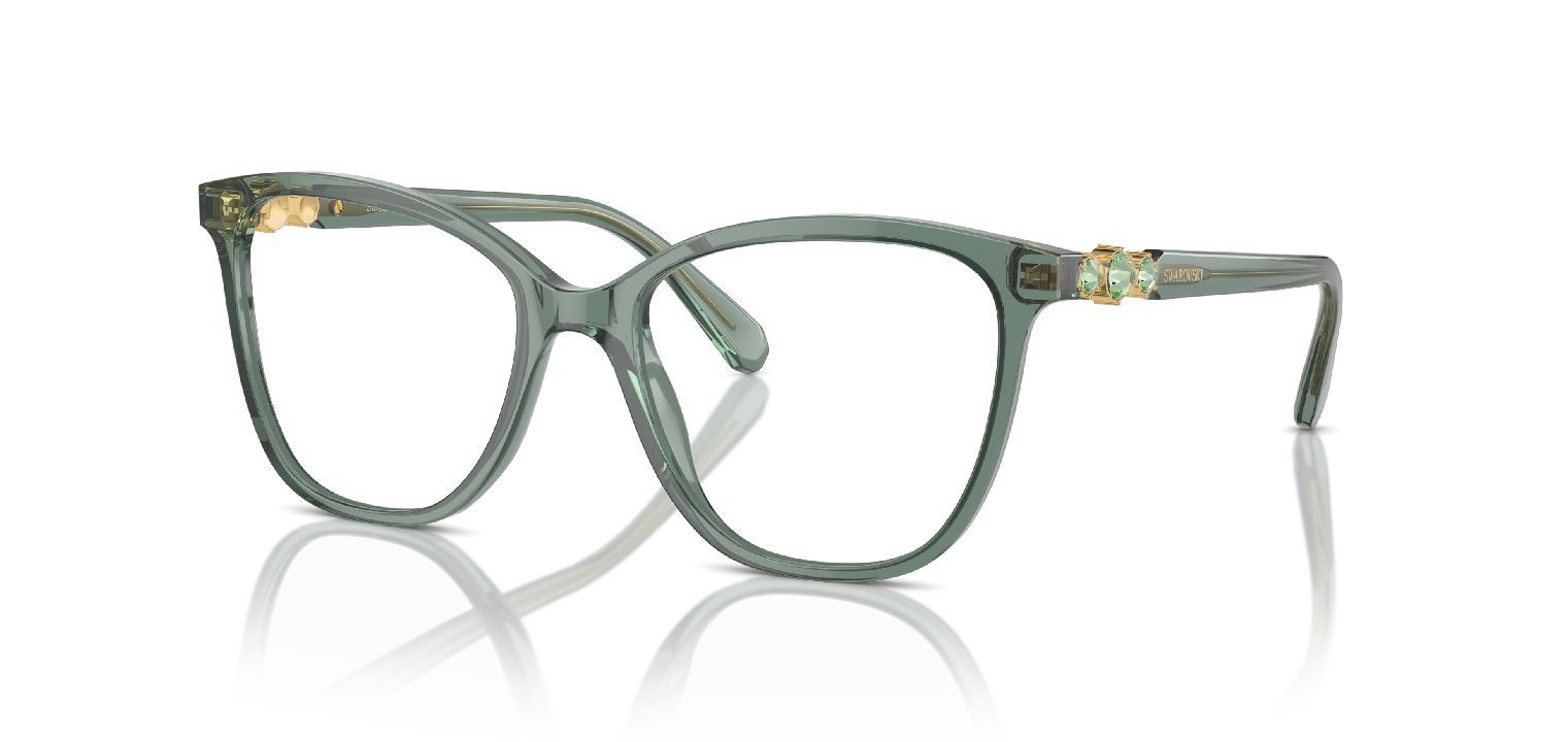 Swarovski Quadratisch Brillen 0SK2020 Grün für Damen