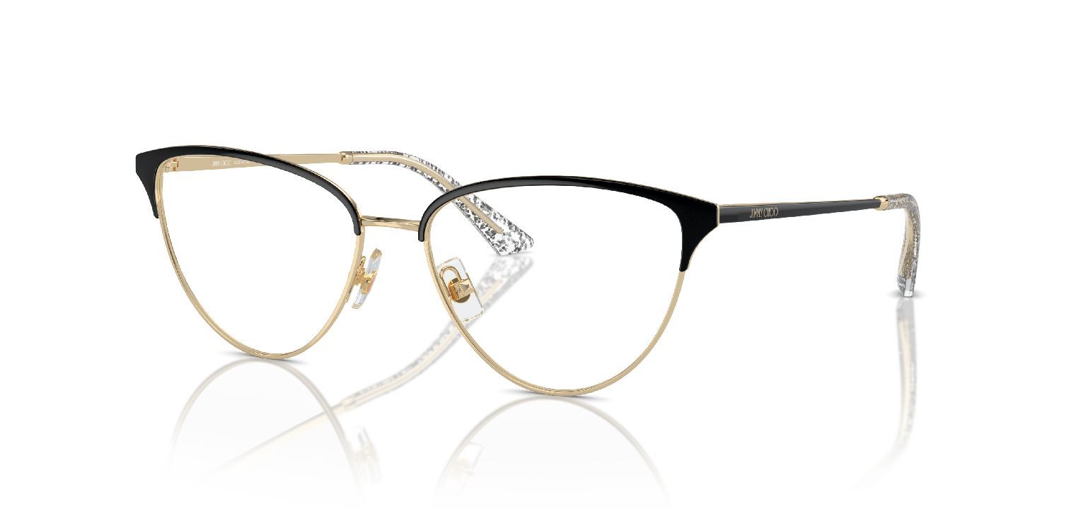 Lunettes de vue Jimmy Choo Papillon 0JC2002 Doré pour Femme