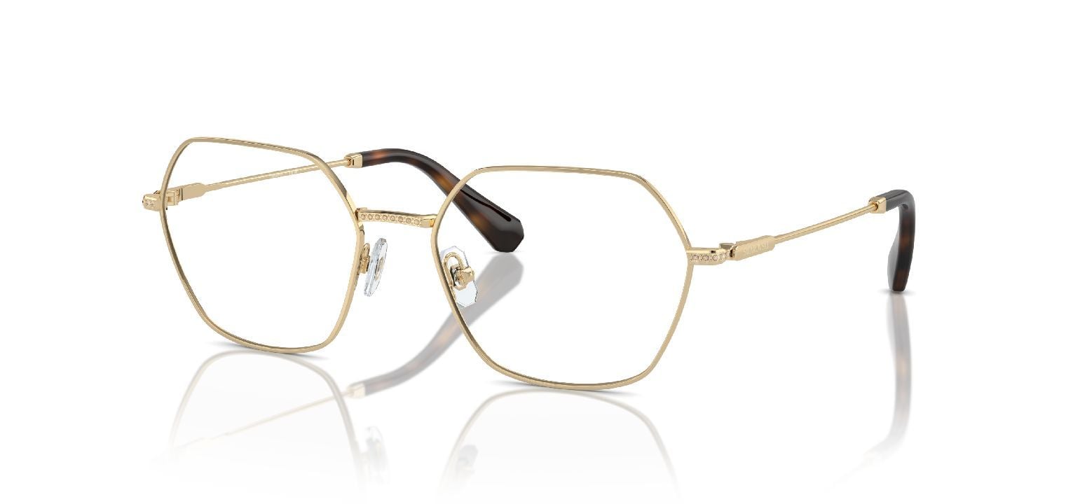 Lunettes de vue Swarovski Fantaisie 0SK1011 Doré pour Femme