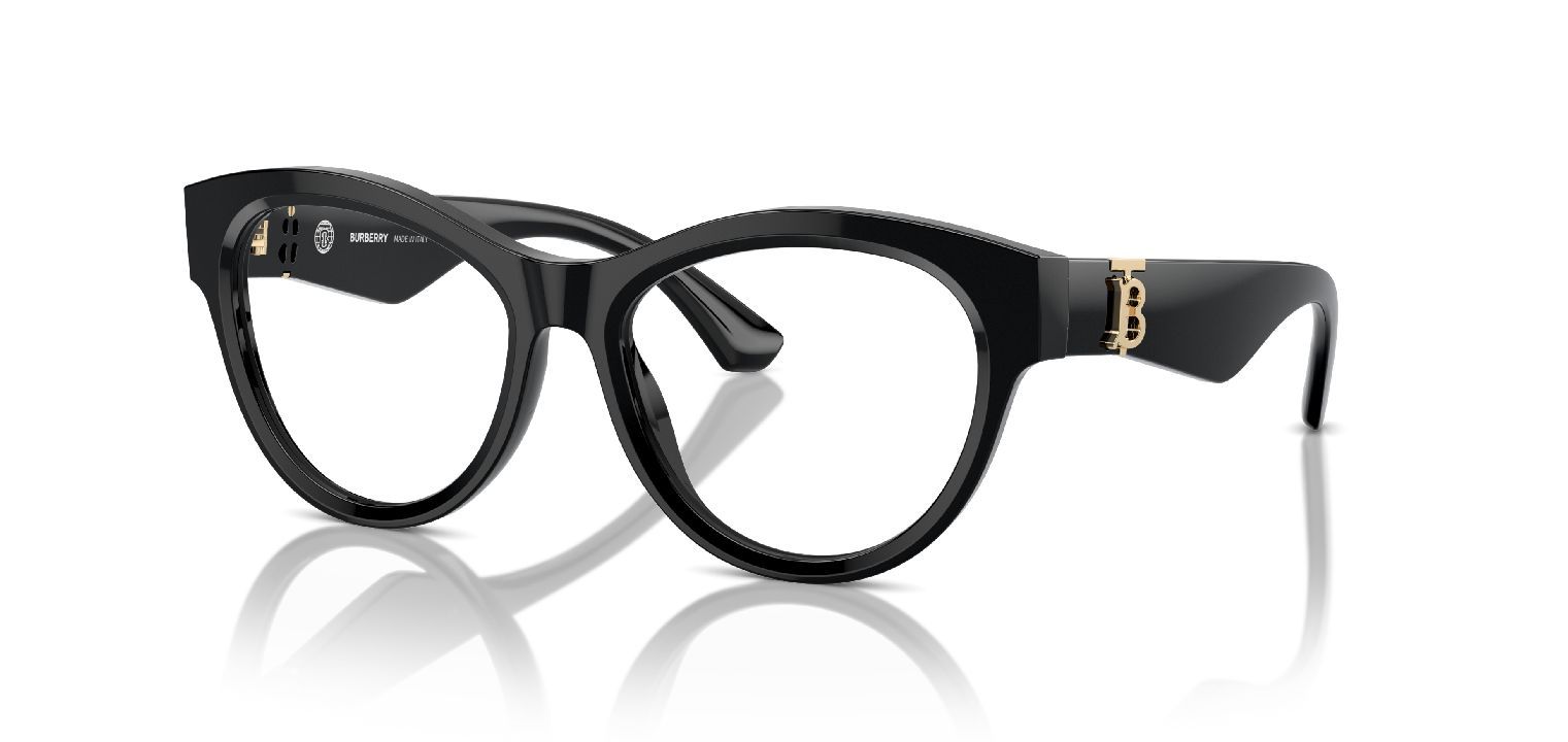 Lunettes de vue Burberry Ronde 0BE2404 Noir pour Femme