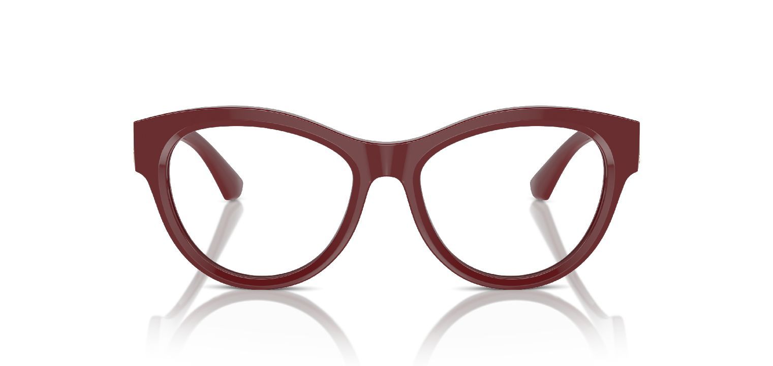 Lunettes de vue Burberry Ronde 0BE2404 Rouge pour Femme