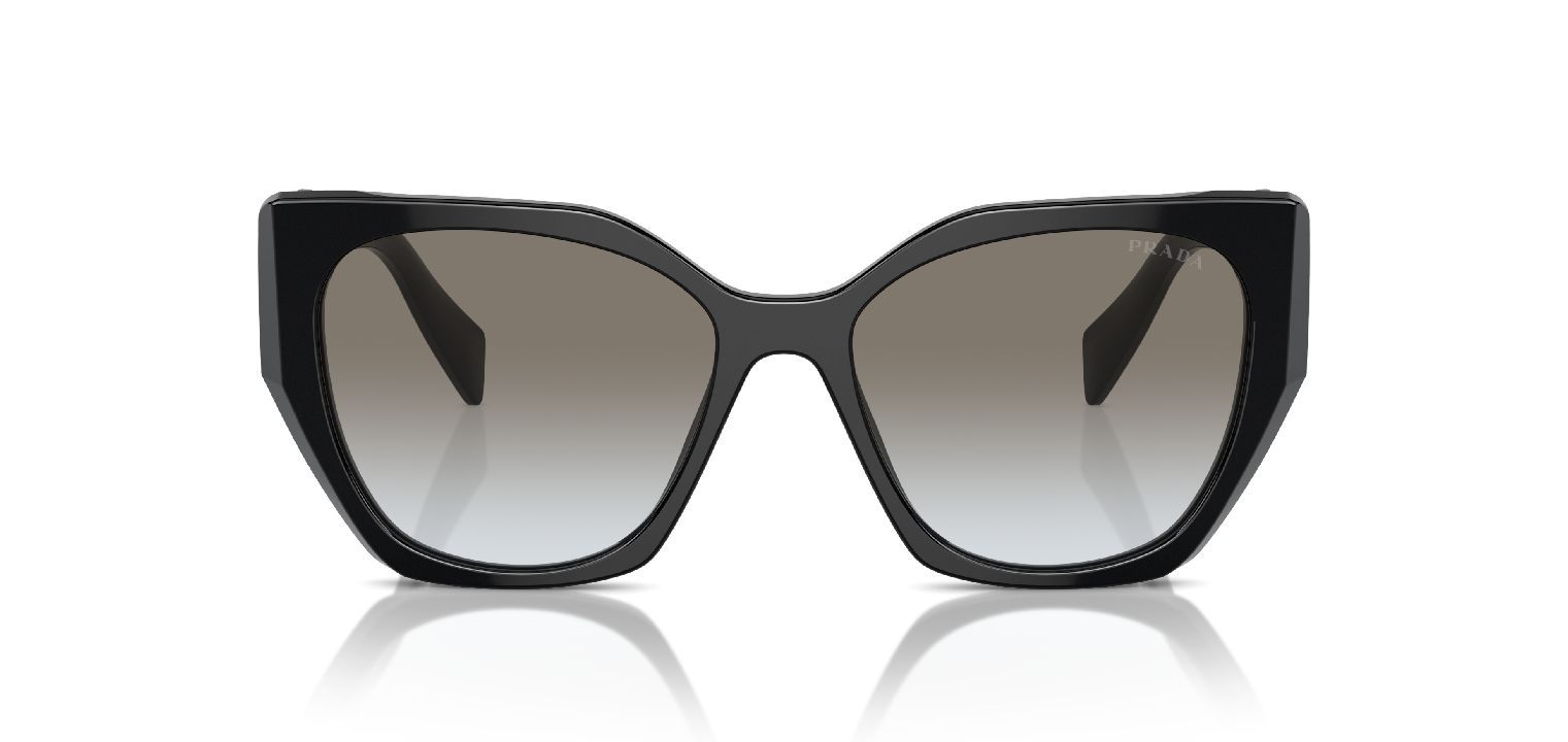 Prada Cat Eye Sunglasses 0PR 19ZS Black for Woman