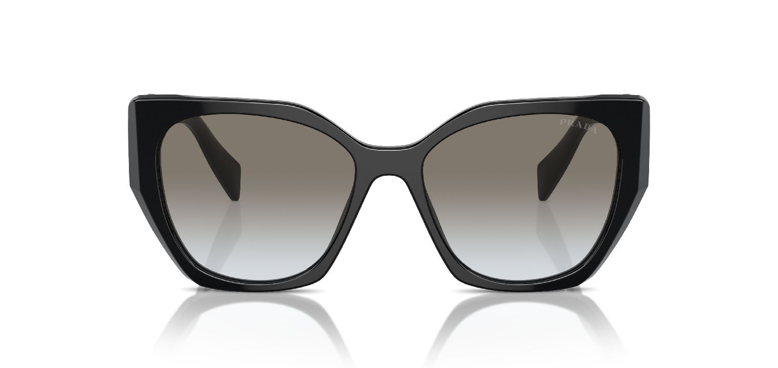 Prada Carré Sunglasses 0PR 19ZS Black for Woman