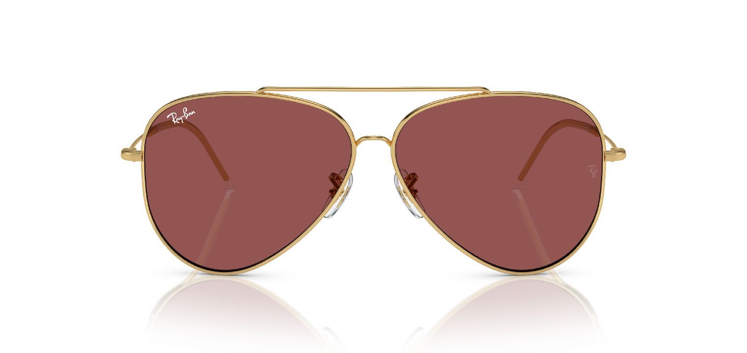 Ray-Ban Aviator Sonnenbrillen 0RBR0101S Gold für Damen/Herren