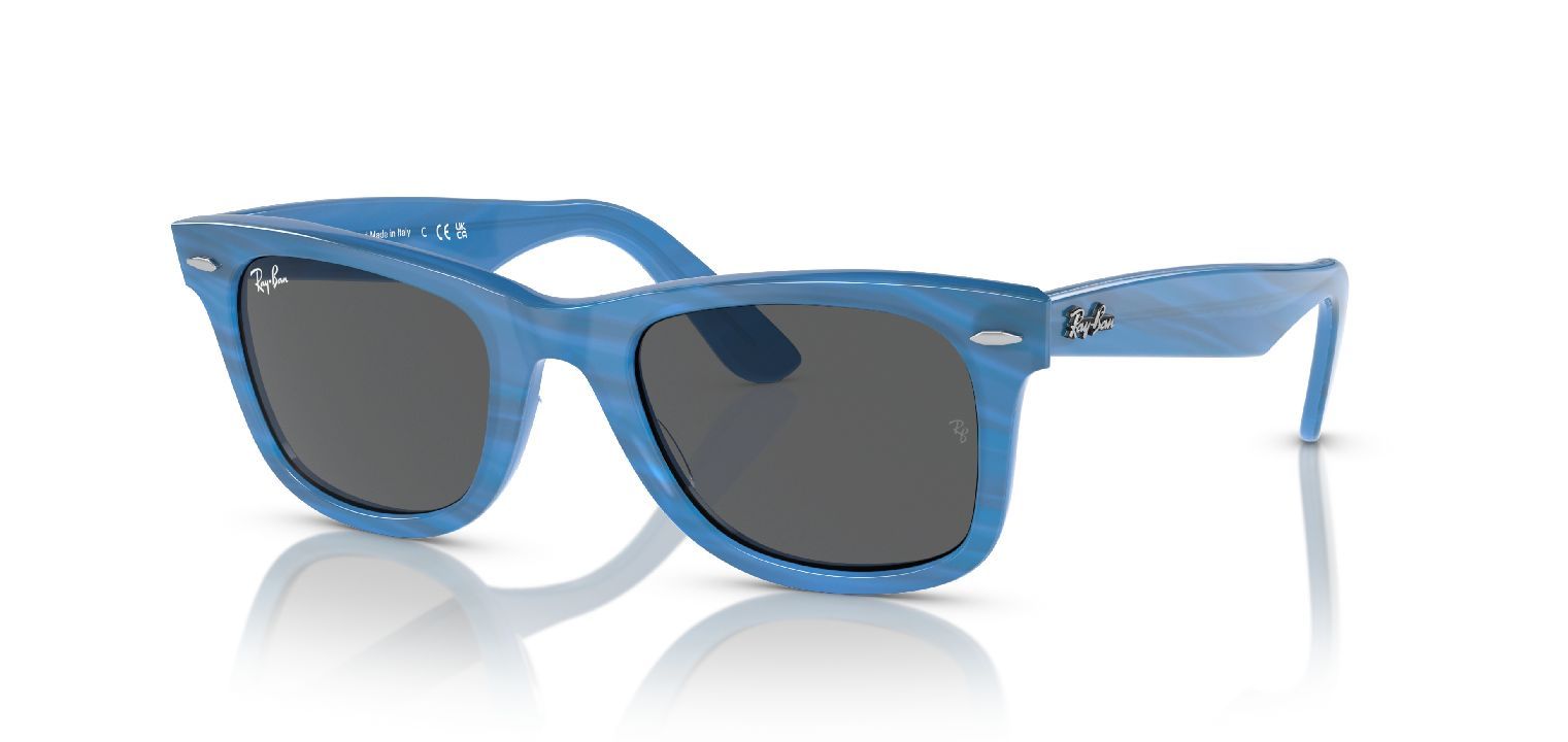 Lunettes de soleil Ray-Ban Carré 0RB2140 Bleu pour Homme-Femme