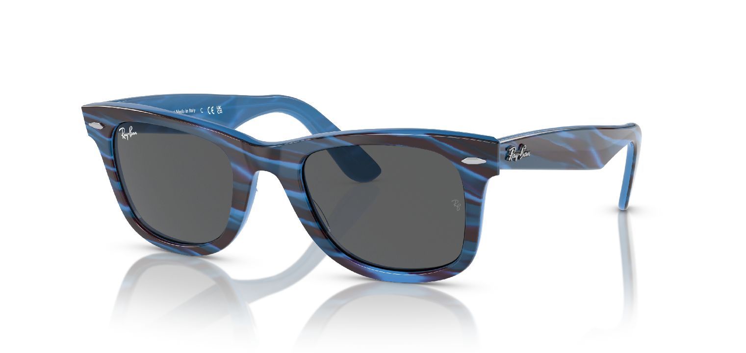 Lunettes de soleil Ray-Ban Carré 0RB2140 Bleu pour Homme-Femme