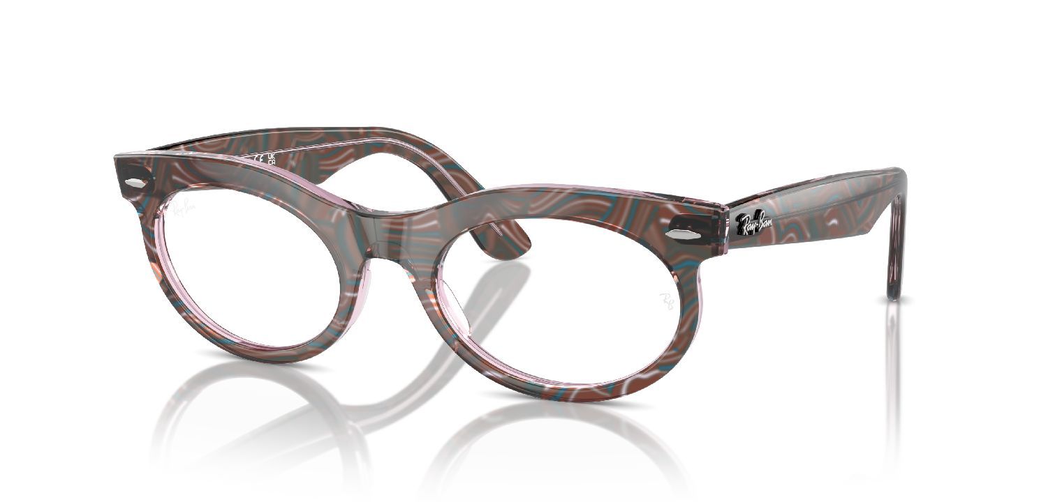 Ray-Ban Oval Brillen 0RX2242V Violett für Damen/Herren