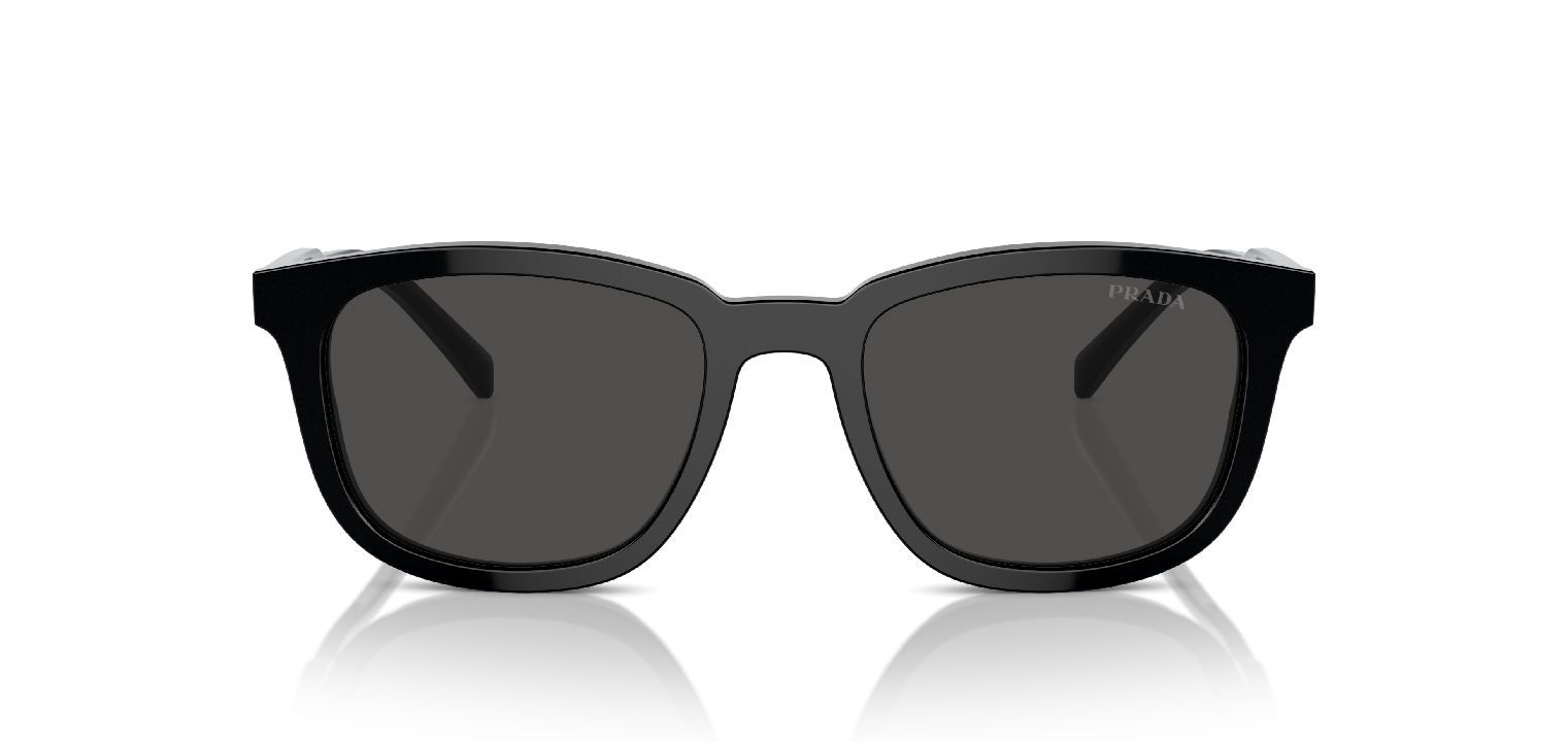 Prada Quadratisch Sonnenbrillen 0PR A21S Schwarz für Herren