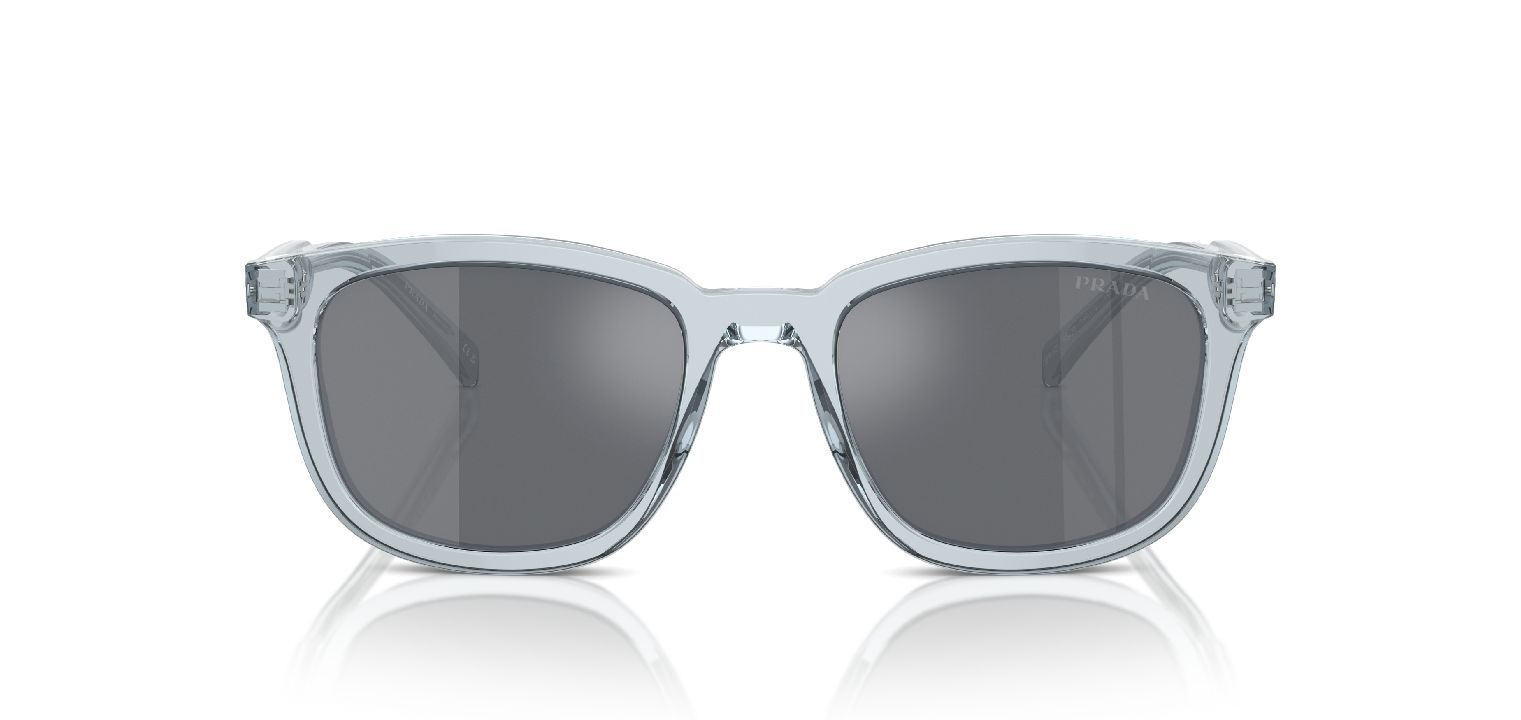 Prada Quadratisch Sonnenbrillen 0PR A21S Blau für Herren