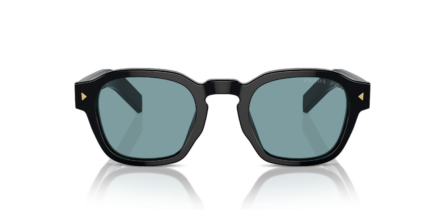 Prada Rund Sonnenbrillen 0PR A16S Schwarz für Herren
