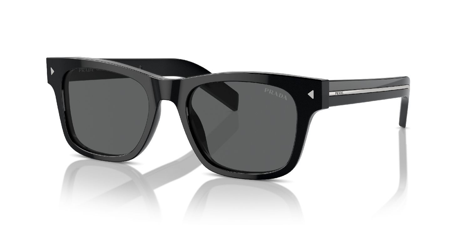 Lunettes de soleil Prada Rectangle 0PR A17S Noir pour Homme Visilab