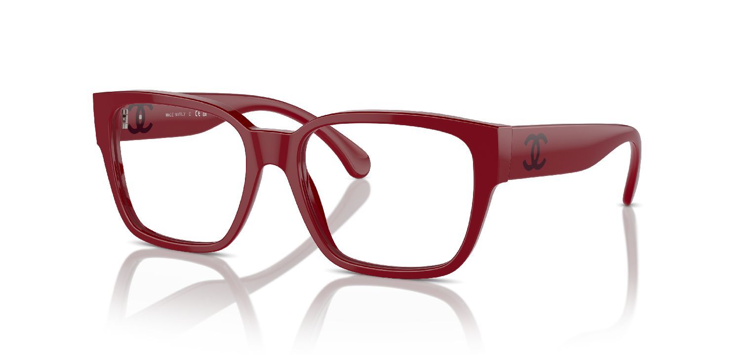 Lunettes de vue Chanel Rectangle 0CH3475 Rouge pour Femme Visilab