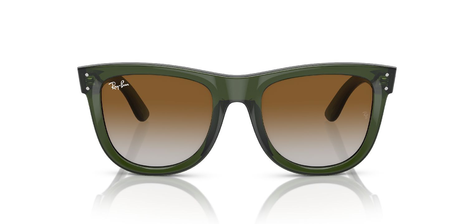 Lunettes de soleil Ray-Ban Carré 0RBR0502S Vert pour Homme-Femme