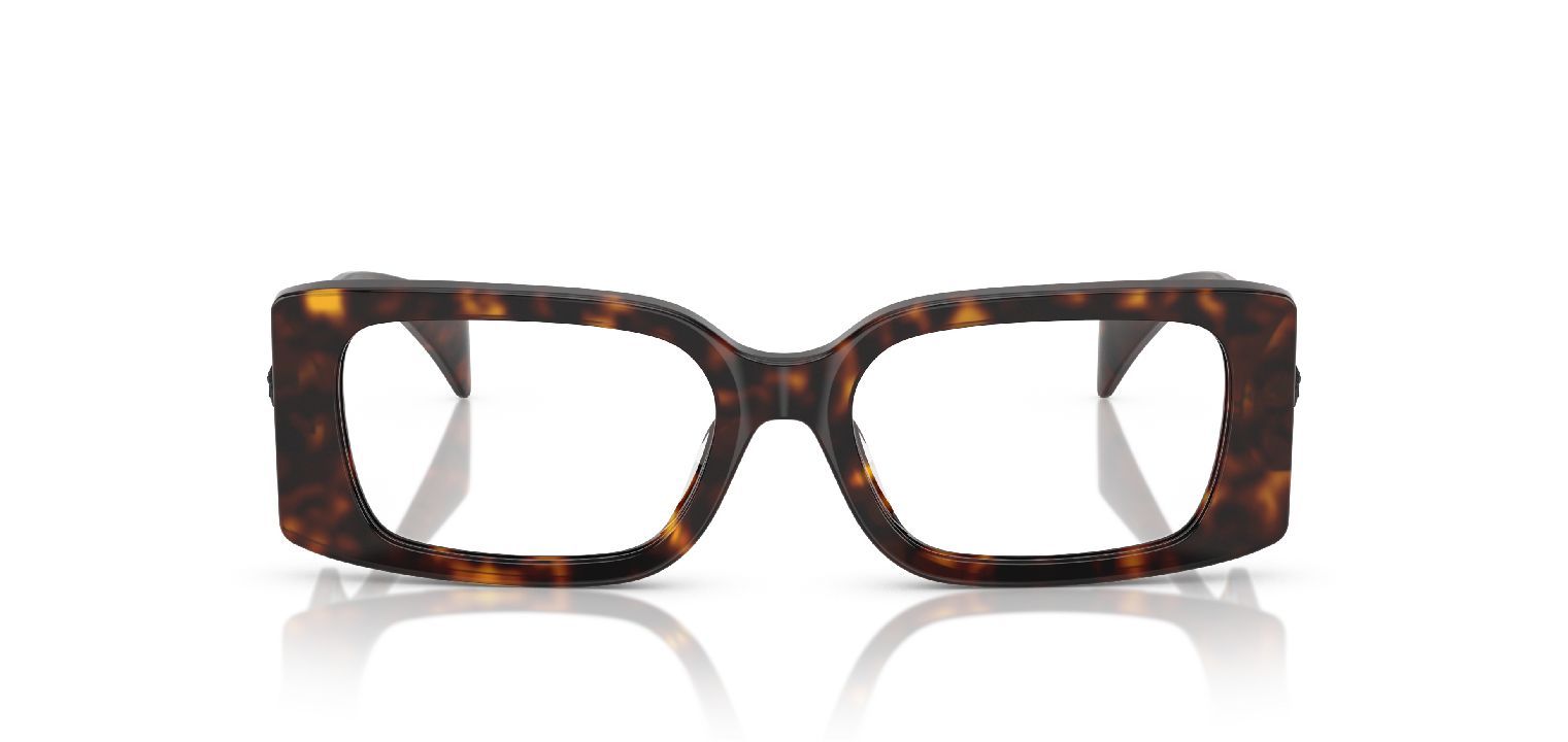 Versace Rectangle Eyeglasses 0VE3362U Tortoise shell for Woman