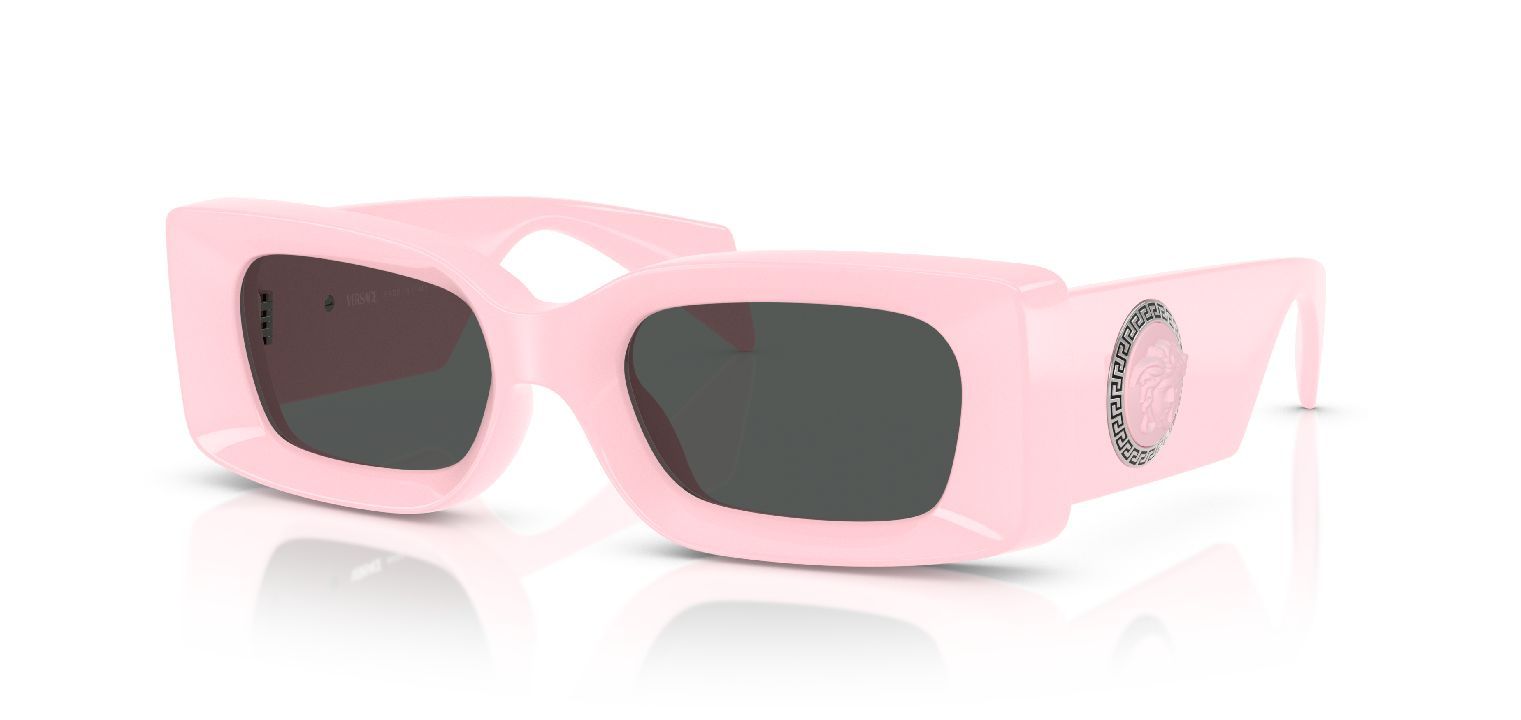 Versace Rectangle Sunglasses 0VE4474U Pink for Unisex