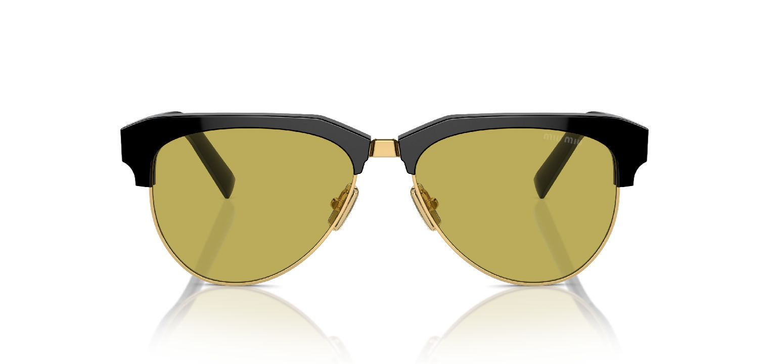 Miu Miu Aviator Sonnenbrillen 0MU 09ZS Schwarz für Damen