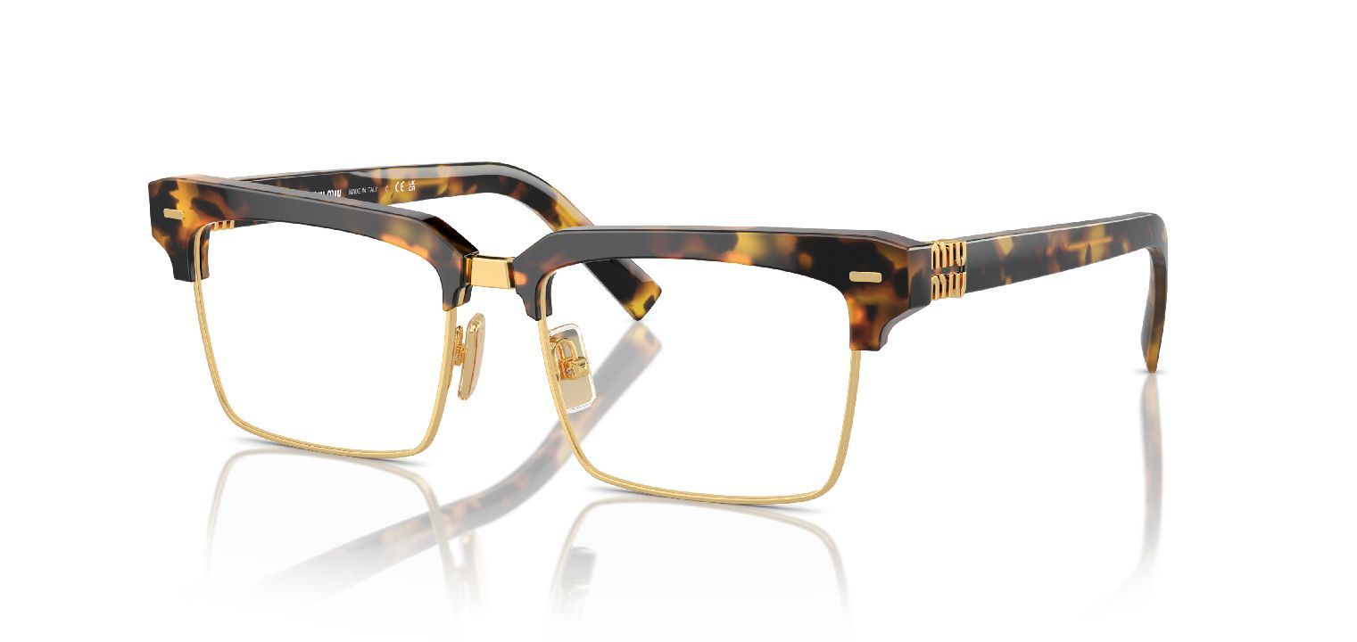 Lunettes de vue Miu Miu Rectangle 0MU 11XV Ecaille pour Femme