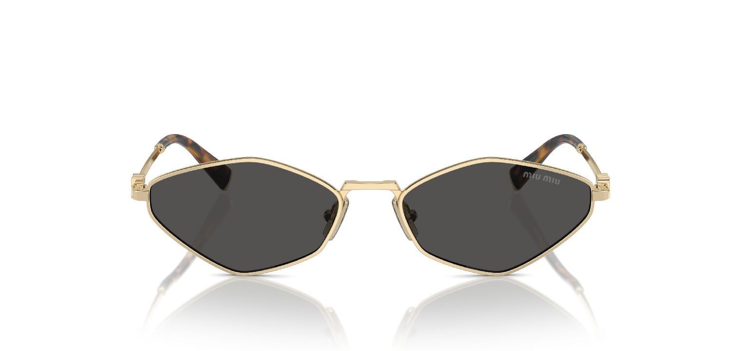 Miu Miu Fantasie Sonnenbrillen 0MU 56ZS Gold für Damen
