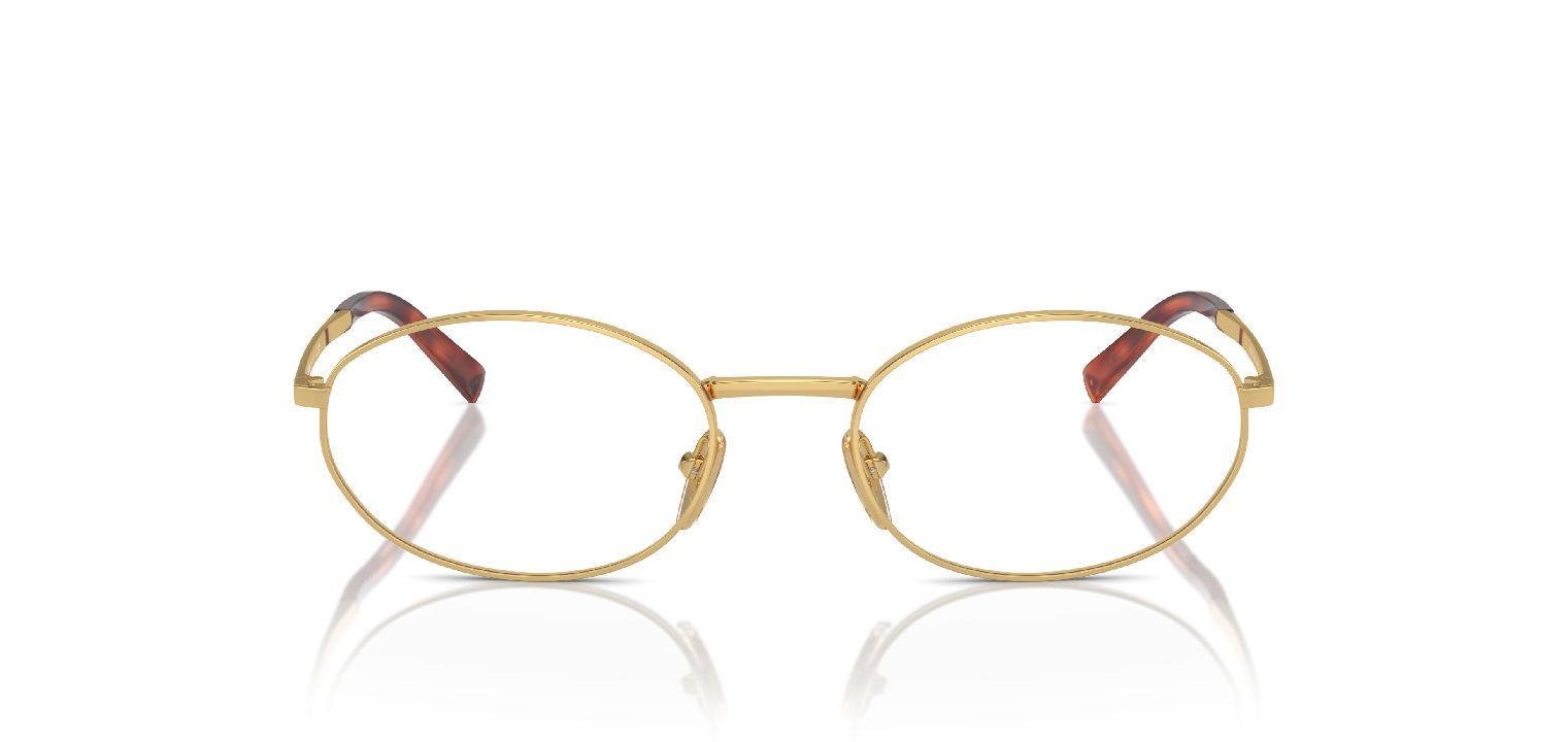 Lunettes de vue Prada Ovale 0PR A57V Doré pour Femme