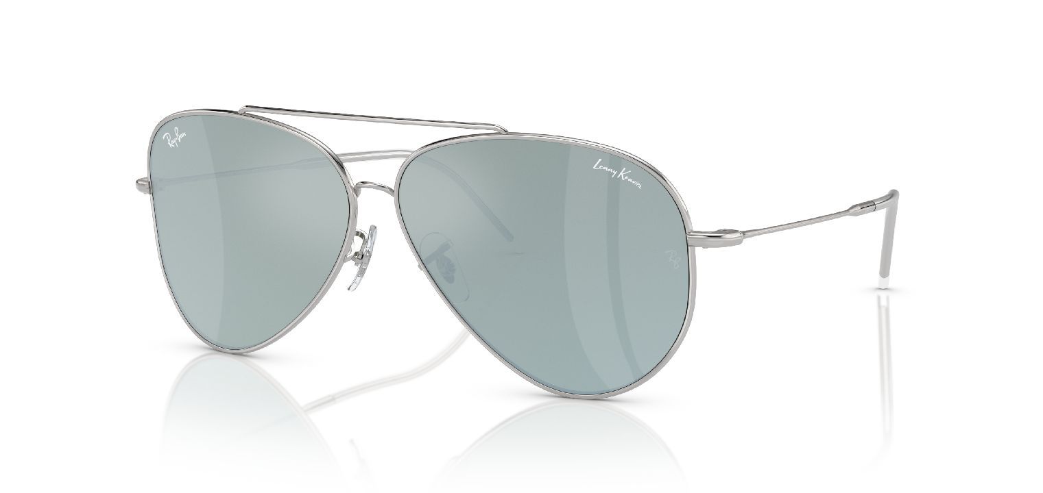 Lunettes de soleil Ray Ban Aviator 0RBR0101S Argente pour Homme Femme Visilab