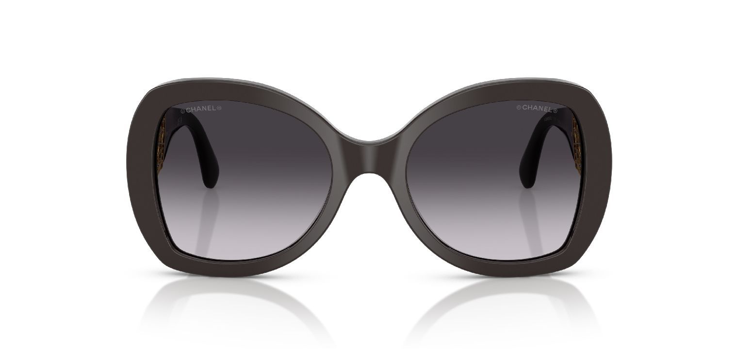 Lunettes de soleil Chanel Papillon 0CH5531 Marron pour Femme