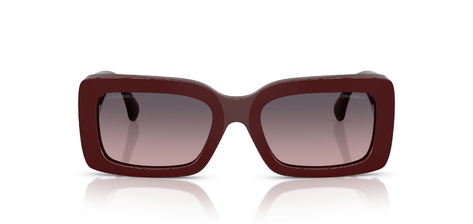Lunettes de soleil Chanel Rectangle 0CH5534 Rouge pour Femme