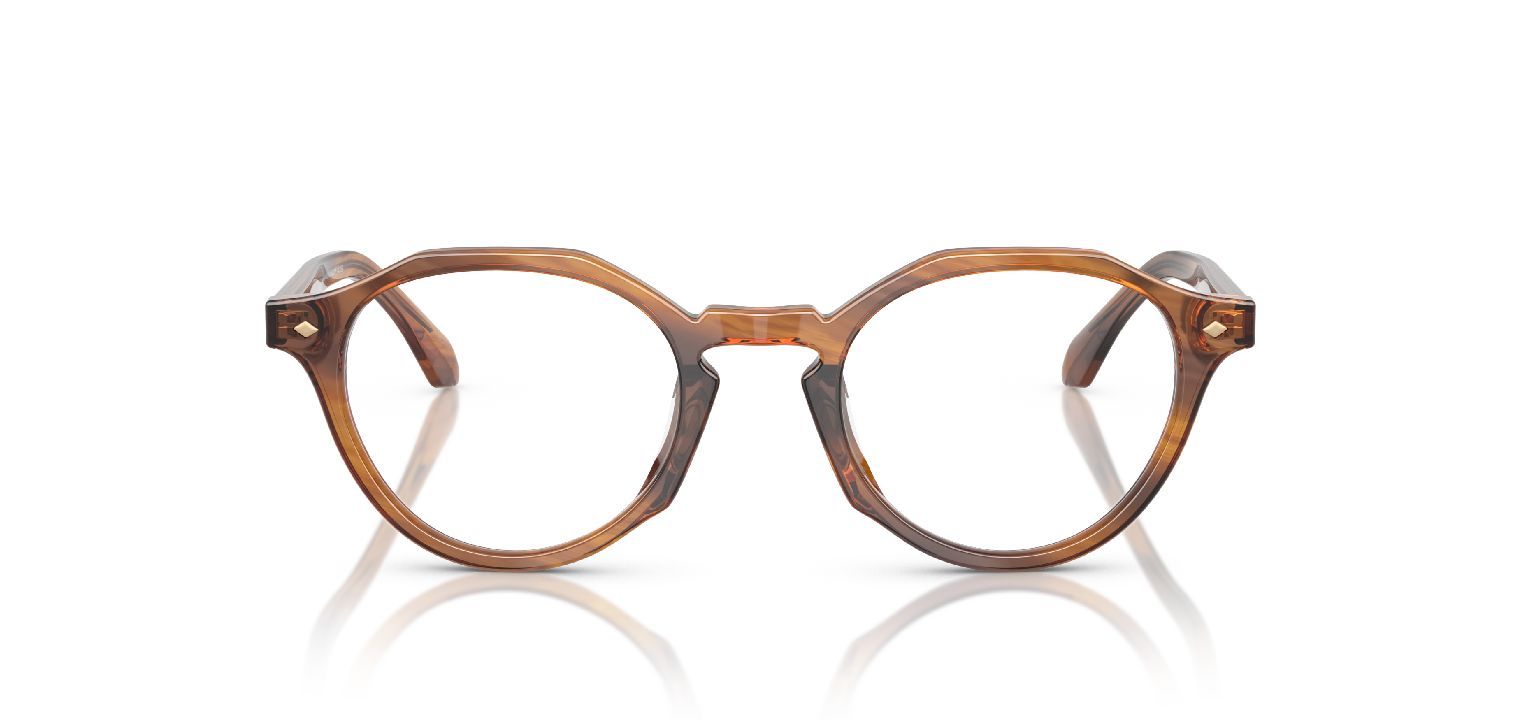 Giorgio Armani Rund Brillen 0AR7264U Beige für Herren