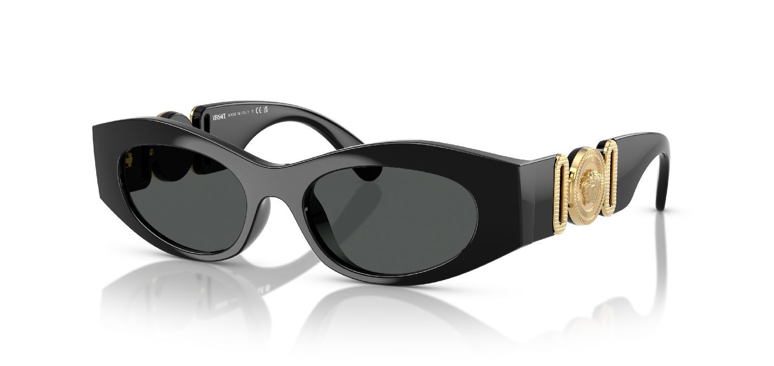 Versace Oval Sonnenbrillen 0VE4480U Schwarz für Damen