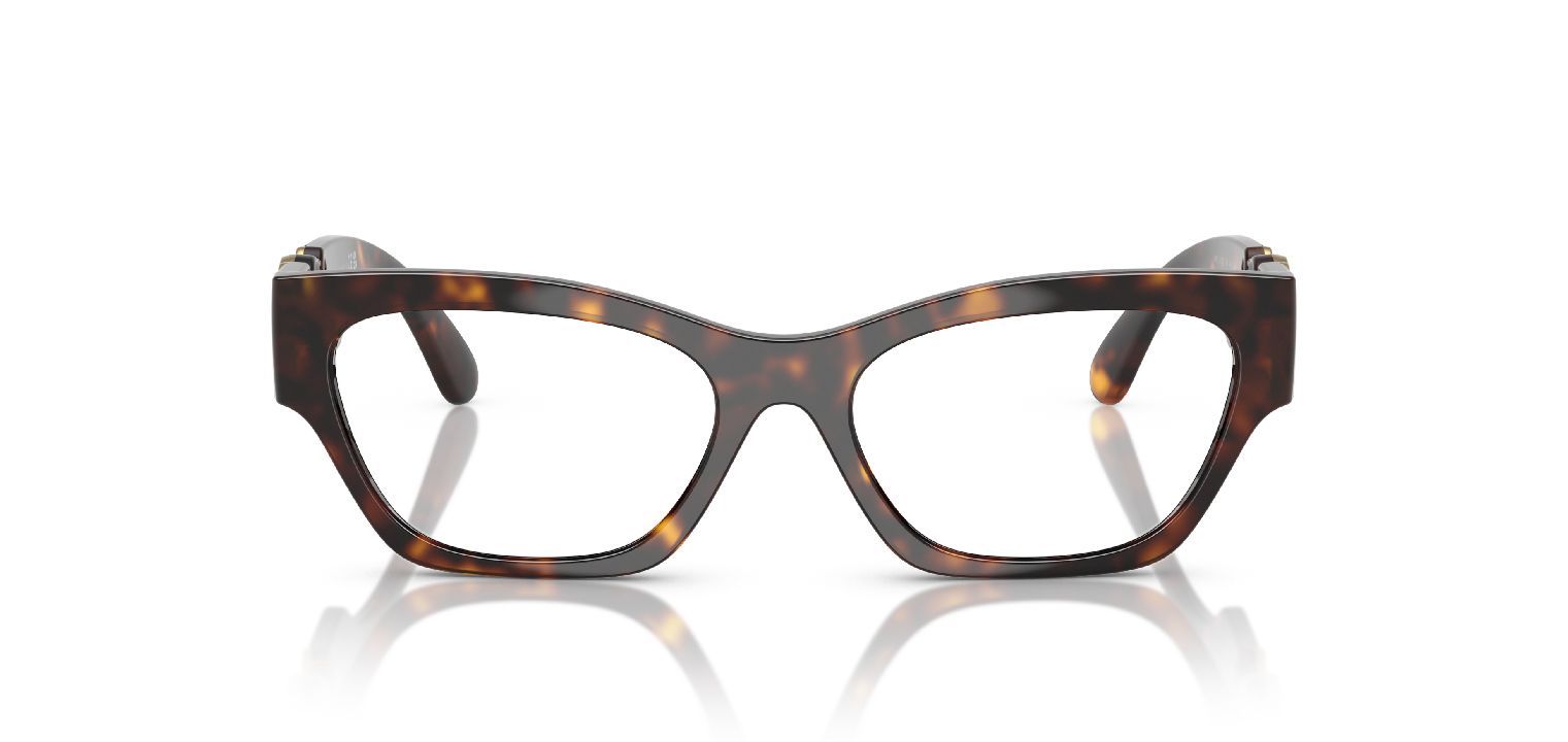 Lunettes de vue Versace Carré 0VE3367U Ecaille pour Femme
