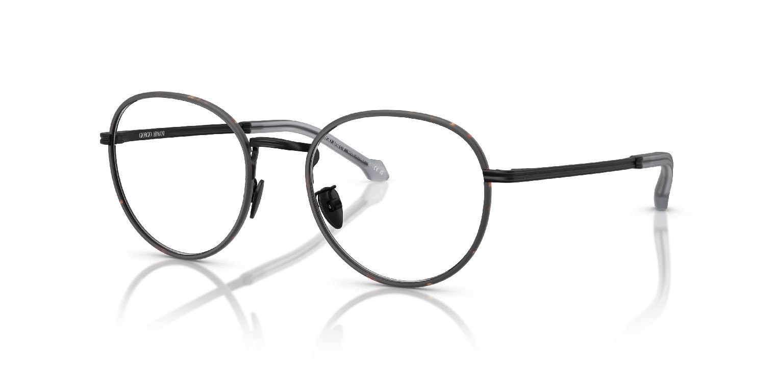 Giorgio Armani Round Eyeglasses 0AR5151J Black for Man