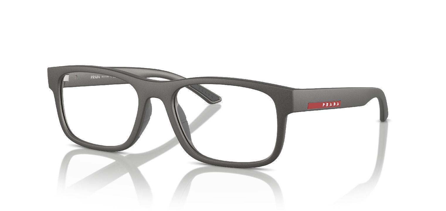 Prada Linea Rossa Rectangle Eyeglasses 0PS 04QV Grey for Man