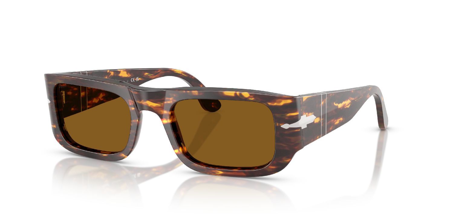 Lunettes de soleil Persol Carré 0PO3362S Marron pour Homme-Femme