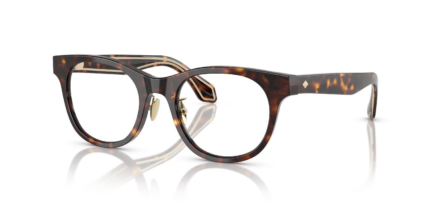 Lunettes de vue Giorgio Armani Ronde 0AR7269 Ecaille pour Femme