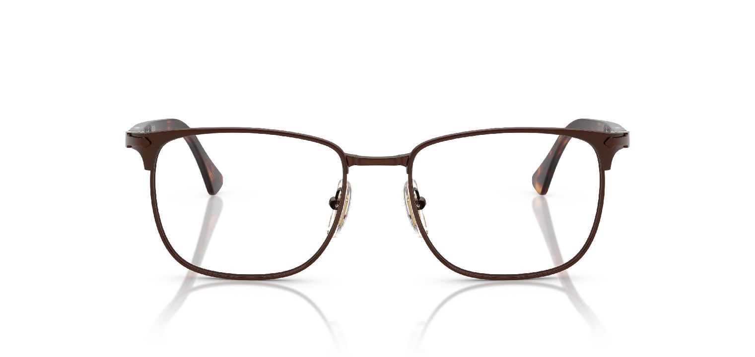 Persol Carré Eyeglasses 0PO1021V Marron for Unisex