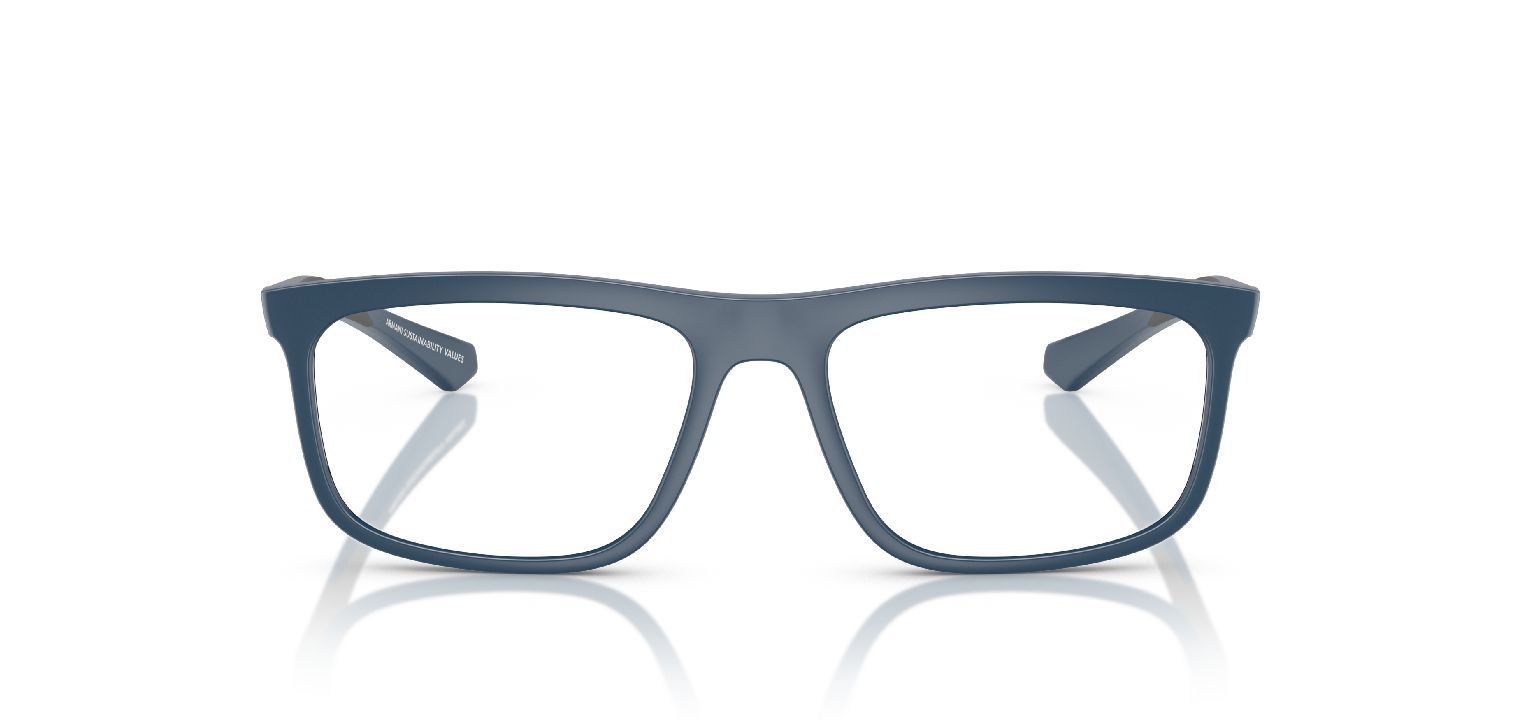 Emporio Armani Quadratisch Brillen 0EA3246 Blau für Herren