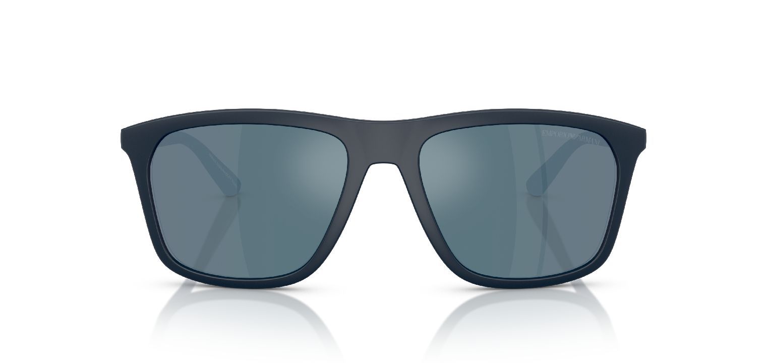 Emporio Armani Quadratisch Sonnenbrillen 0EA4237 Blau für Herren
