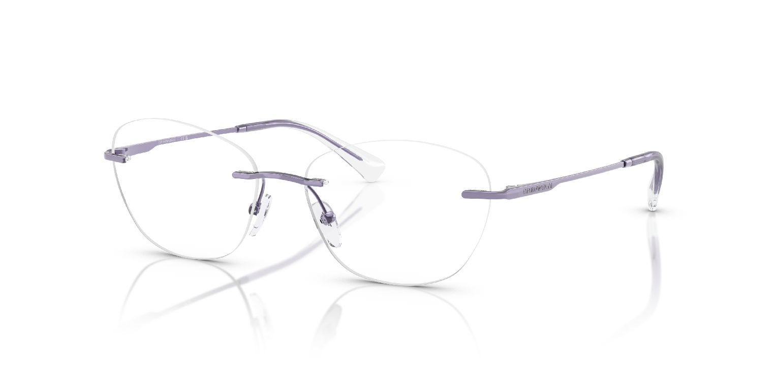 Emporio Armani Rund Brillen 0EA1167 Violett für Damen