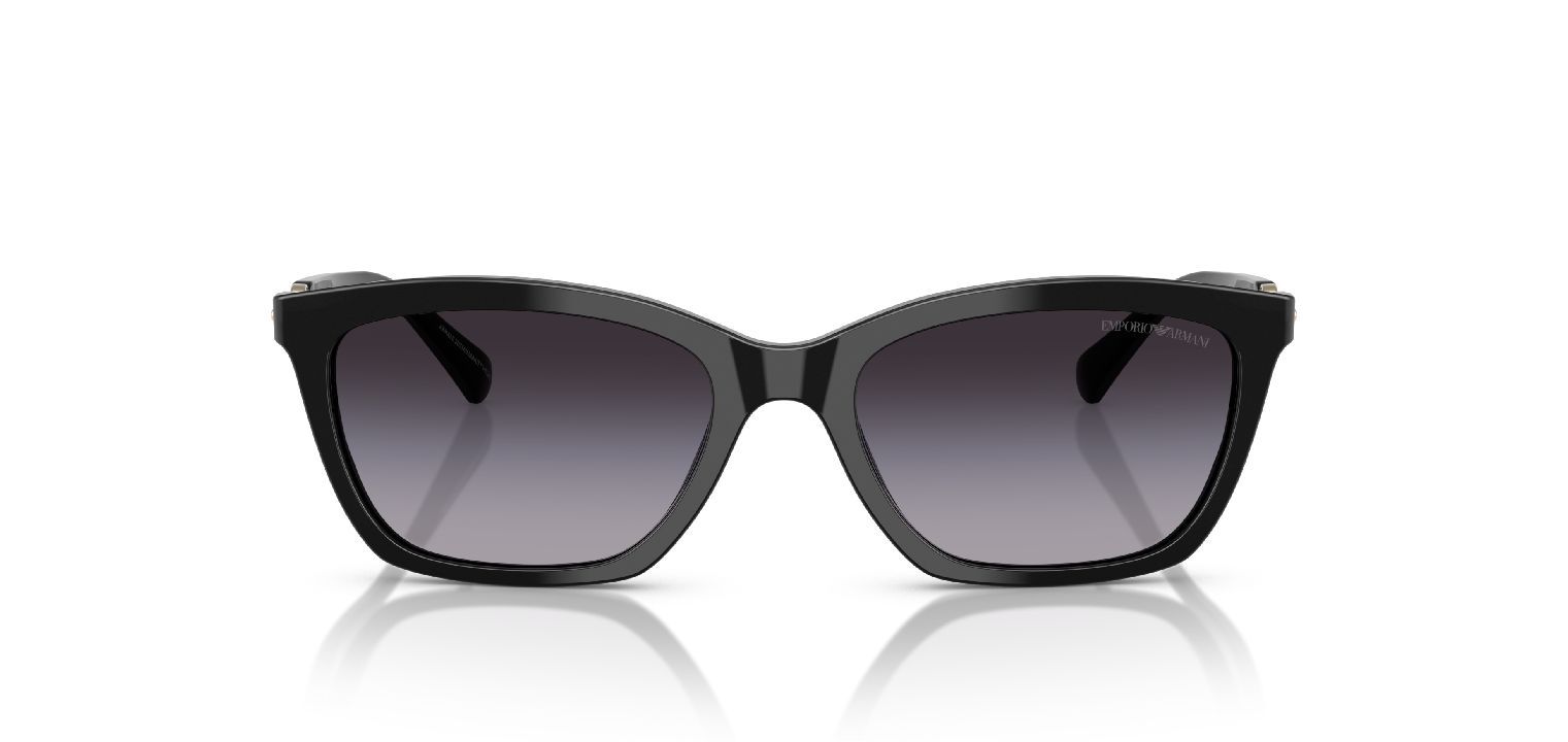 Lunettes de soleil Emporio Armani Papillon 0EA4238 Noir pour Femme