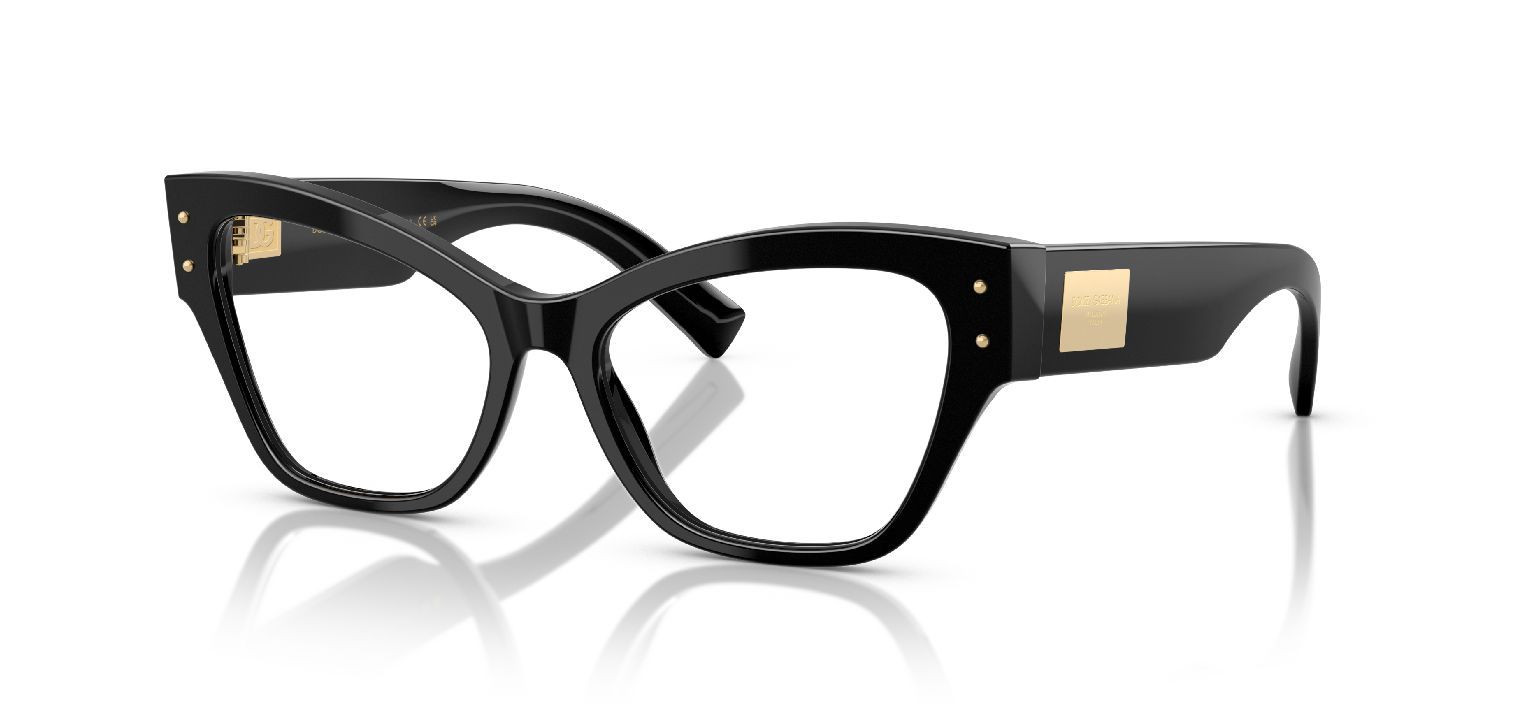 Dolce & Gabbana Schmetterling Brillen 0DG3404 Schwarz für Damen