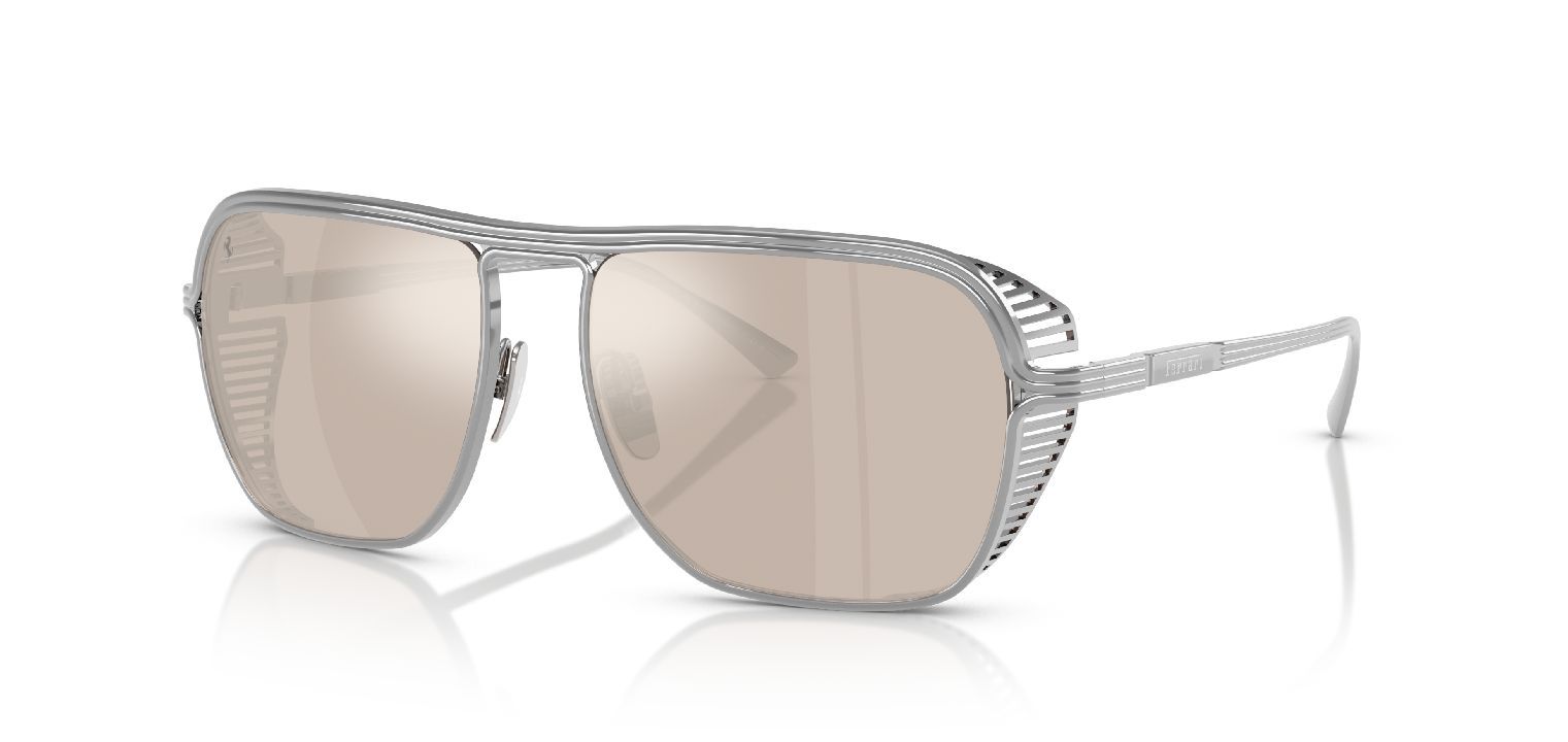 Ferrari Cavallino Quadratisch Sonnenbrillen 0FH1014T Sillber für Damen/Herren