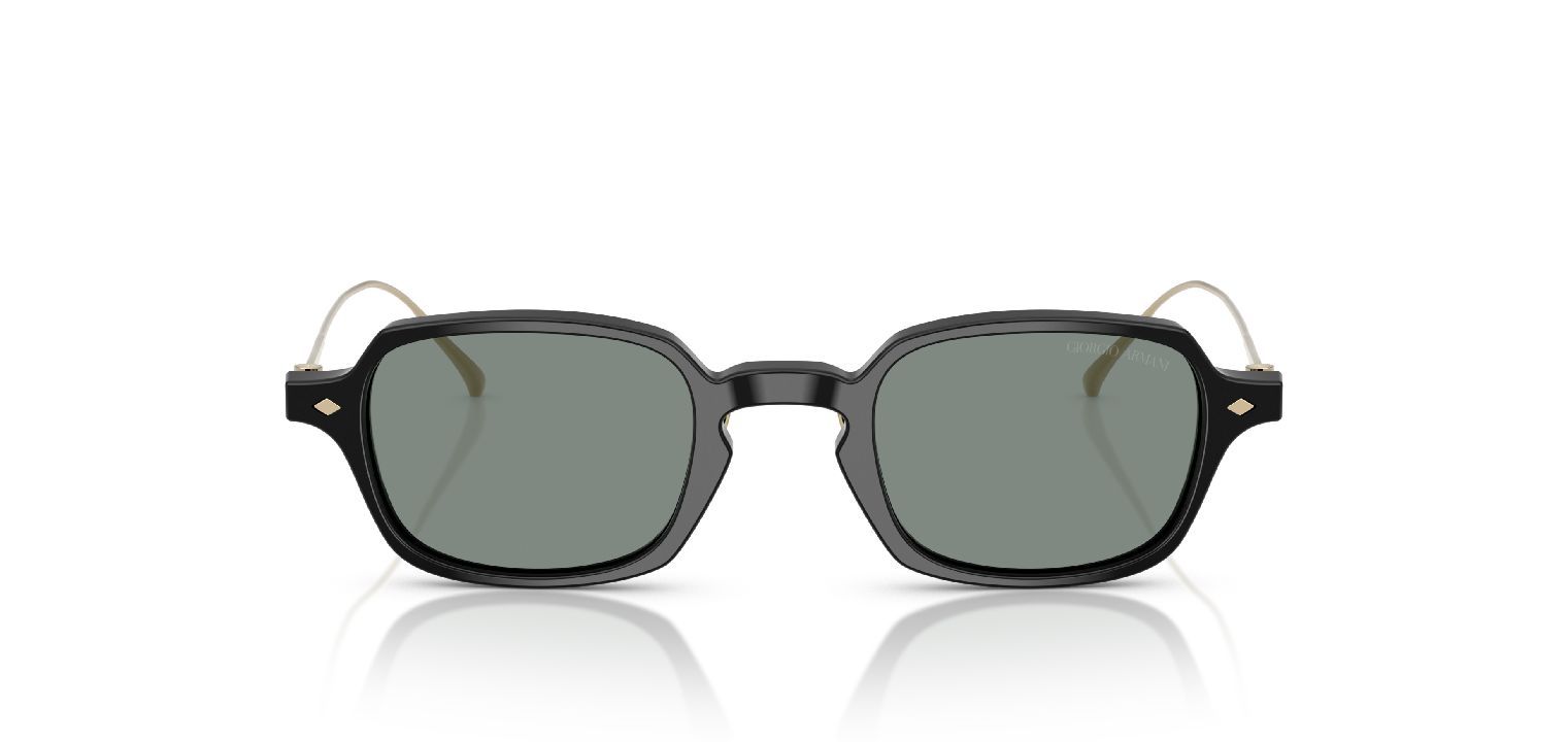 Giorgio Armani Rectangle Sunglasses 0AR8227T Black for Man