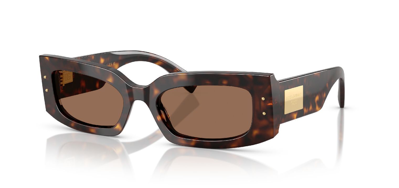 Dolce & Gabbana Rechteckig Sonnenbrillen 0DG4479 Schildpatt für Damen