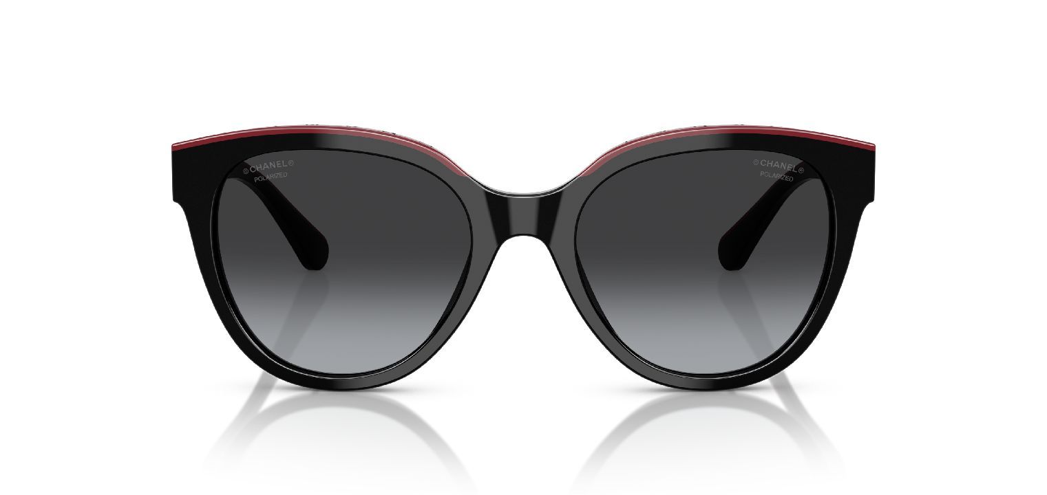 Lunettes de soleil Chanel Ovale 0CH5414 Noir pour Femme