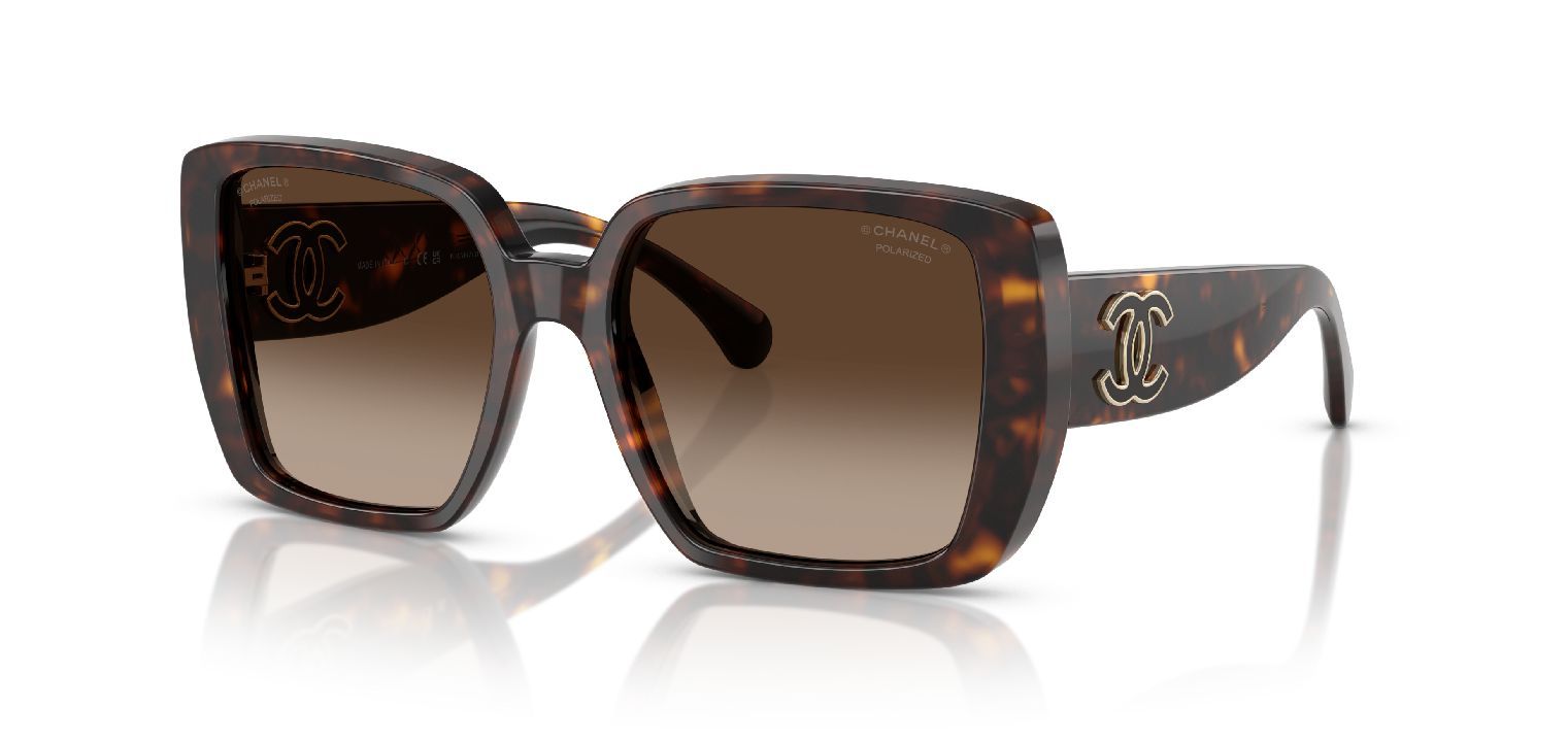 Lunettes de soleil Chanel Carre 0CH5541 Ecaille pour Femme Visilab